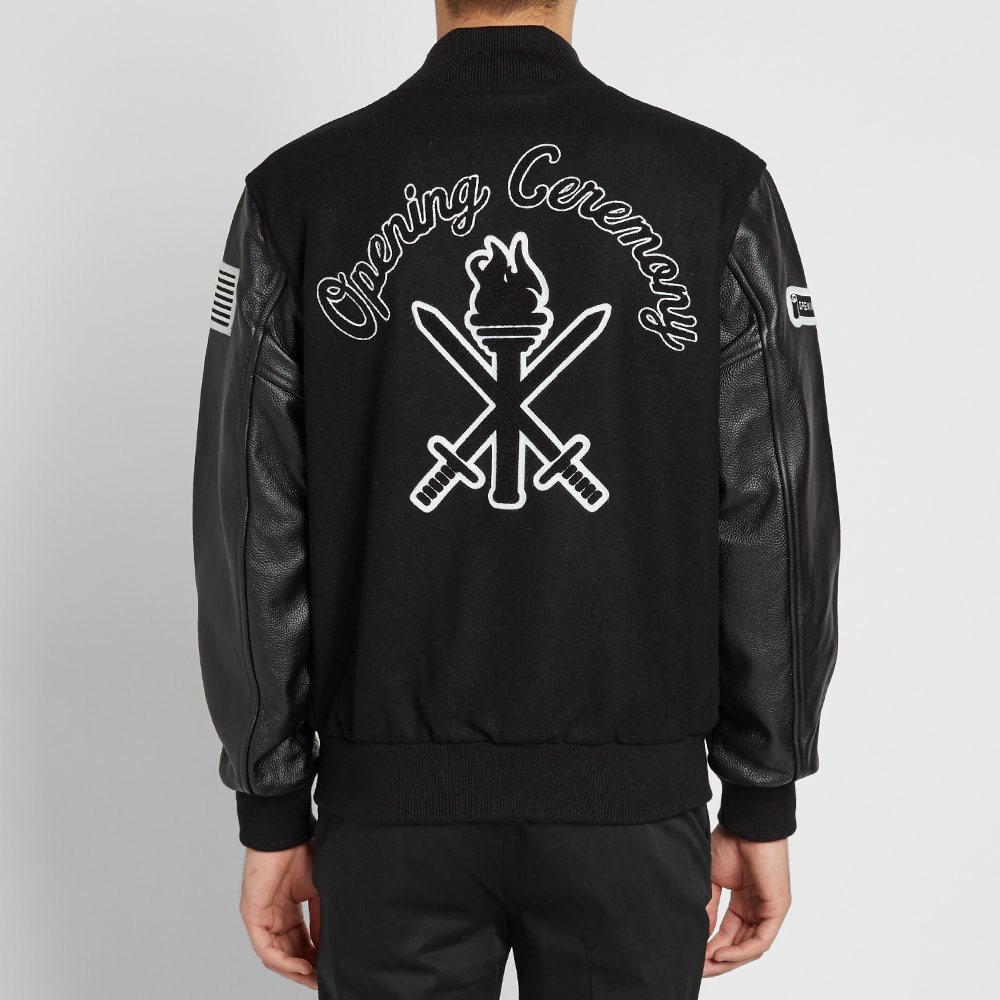 Opening Ceremony Varsity Jacket 'Black' | MRSORTED