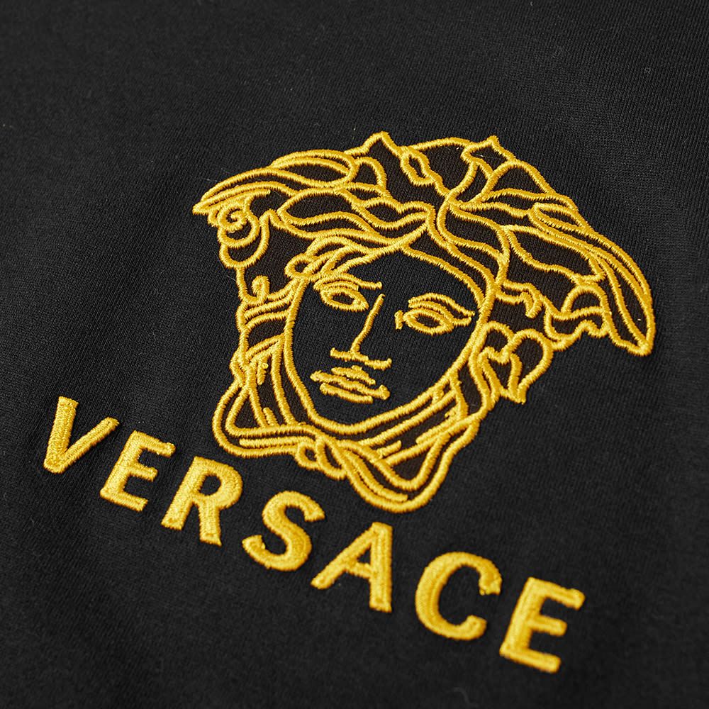 Versace Embroidered Medusa T-Shirt 'Black' | MRSORTED