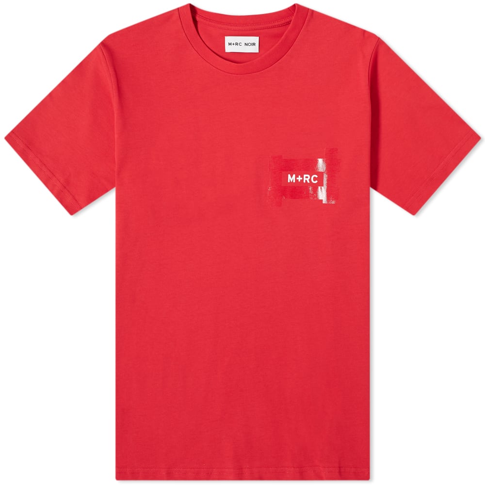 M+RC Split T-Shirt 'Red' | MRSORTED