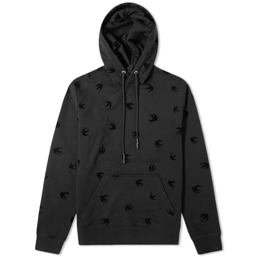 MCQ Alexander McQueen Swallows Print Hoodie 'Black' – MRSORTED