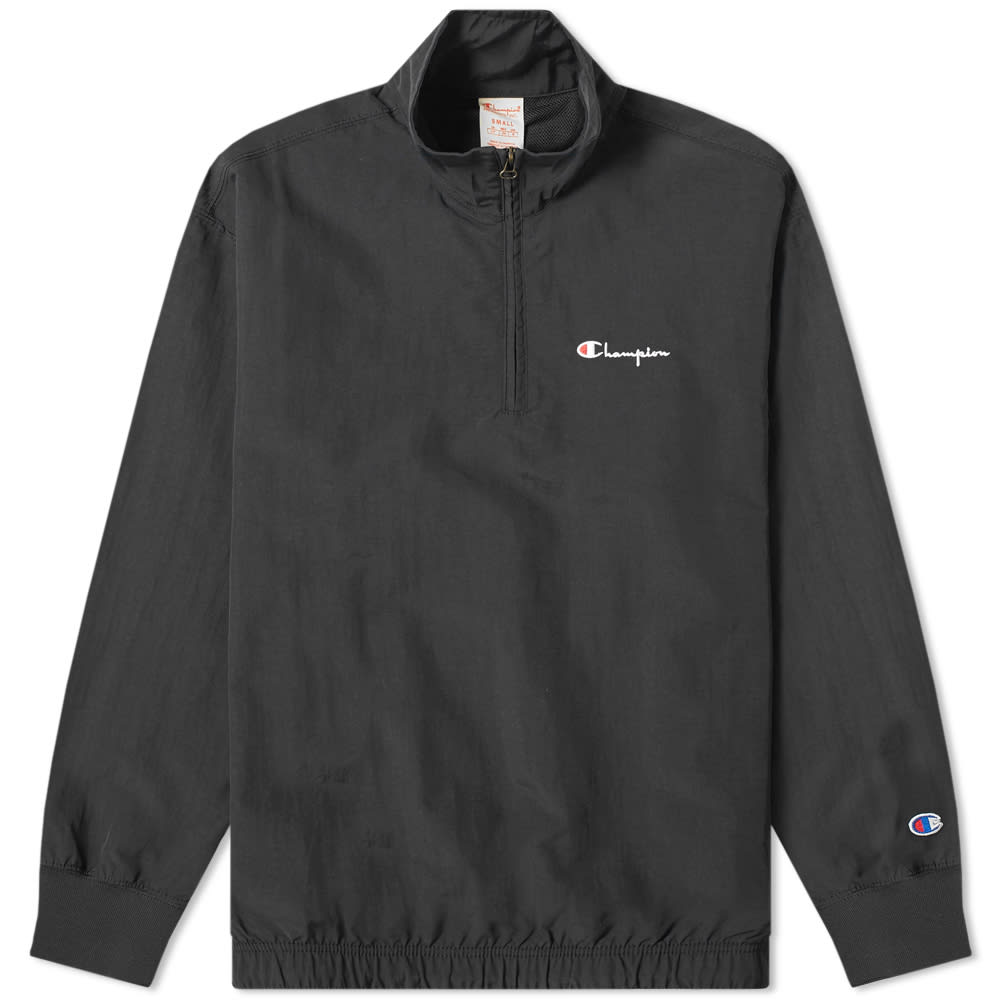 Champion Half-Zip Jacket 'Black' | MRSORTED