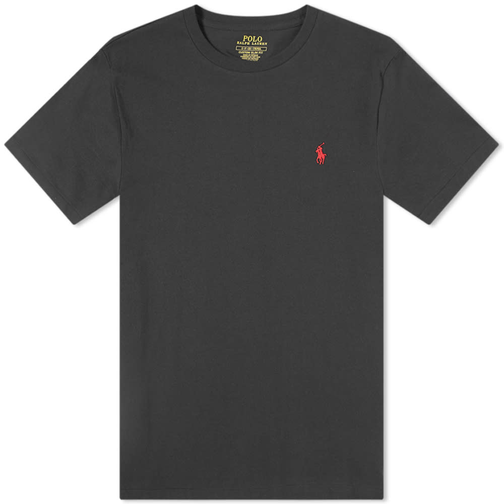 Polo Ralph Lauren Custom Fit T-Shirt 'Black' | MRSORTED