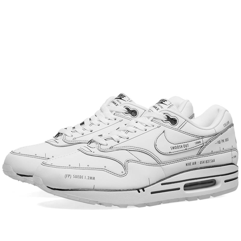 air max 1 sketch black
