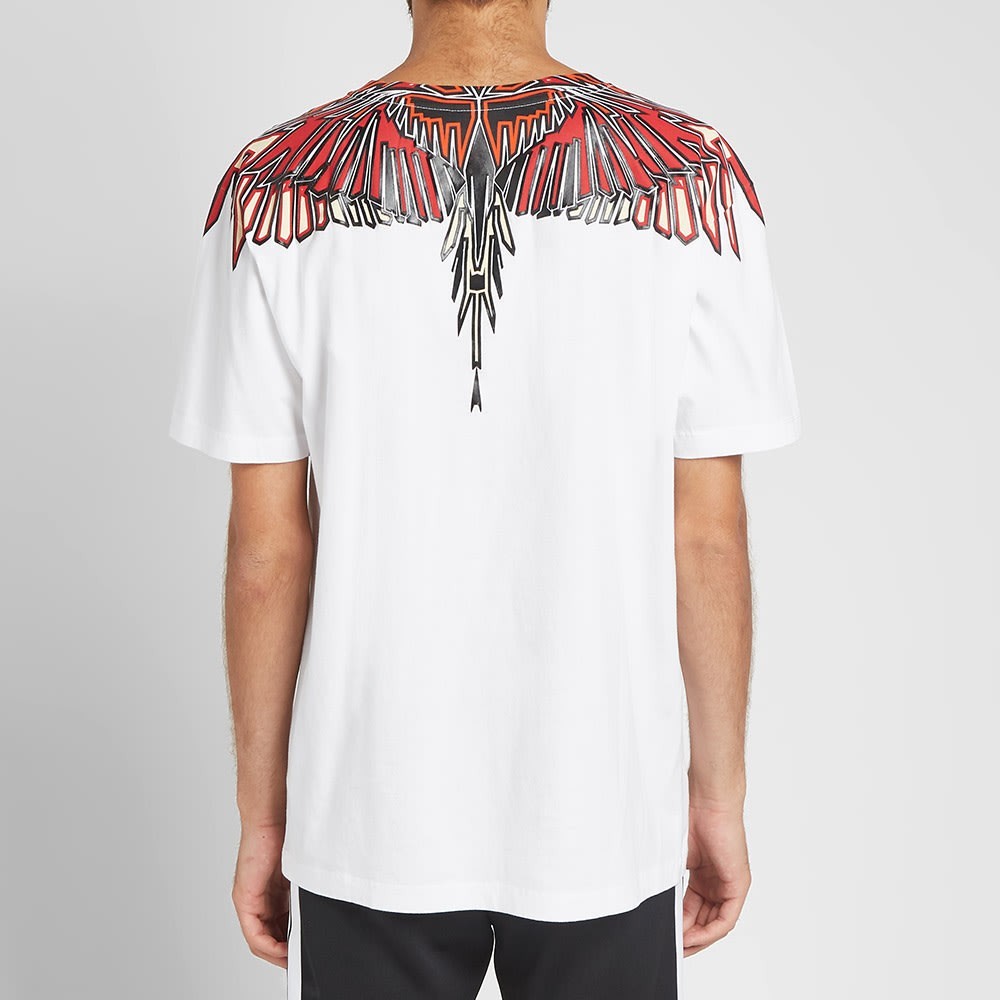 Marcelo Burlon Geometric Wings T-Shirt 'White' | MRSORTED