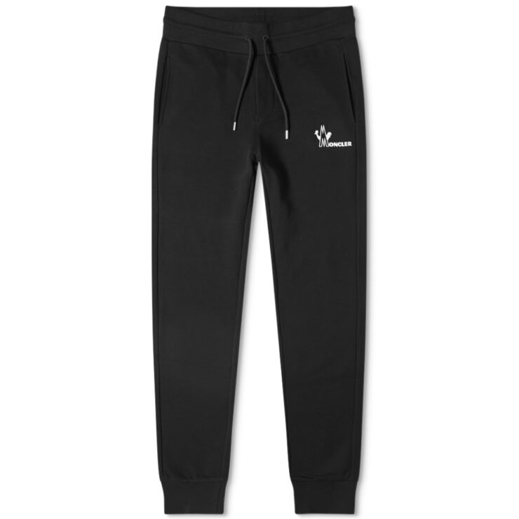 Moncler Logo Jersey Joggers in Black