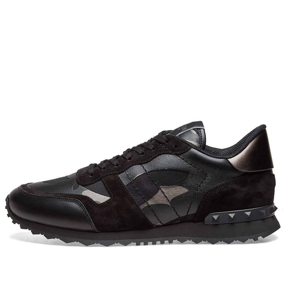 Valentino Rockrunner Sneakers 'Metallic Black' | MRSORTED