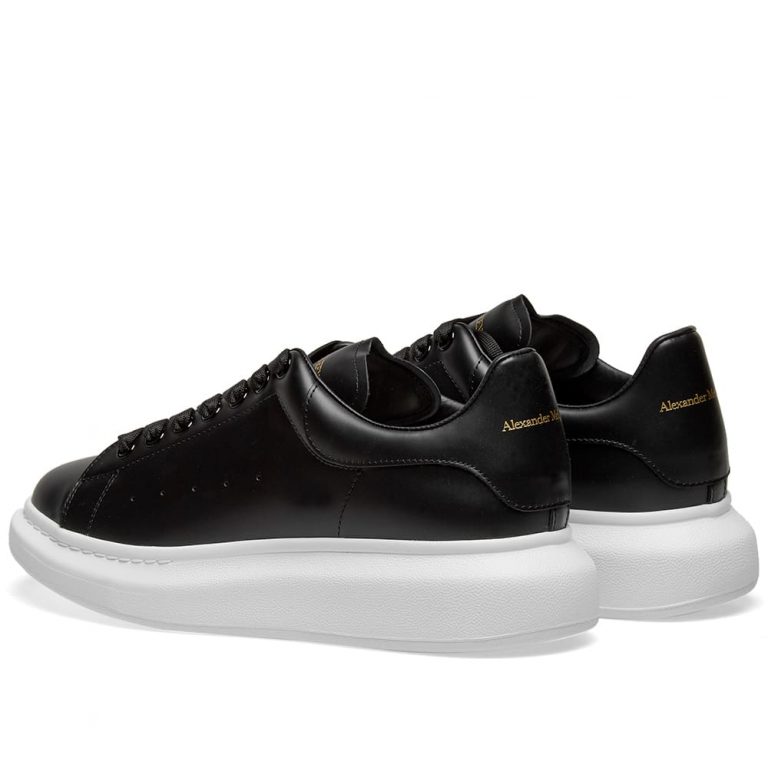 alexander mcqueen wedge sole knit sneaker