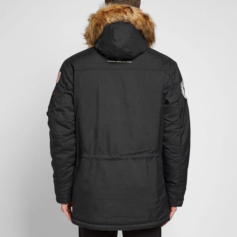 Alpha Industries Polar Bear Parka Jacket 'Black' | MRSORTED