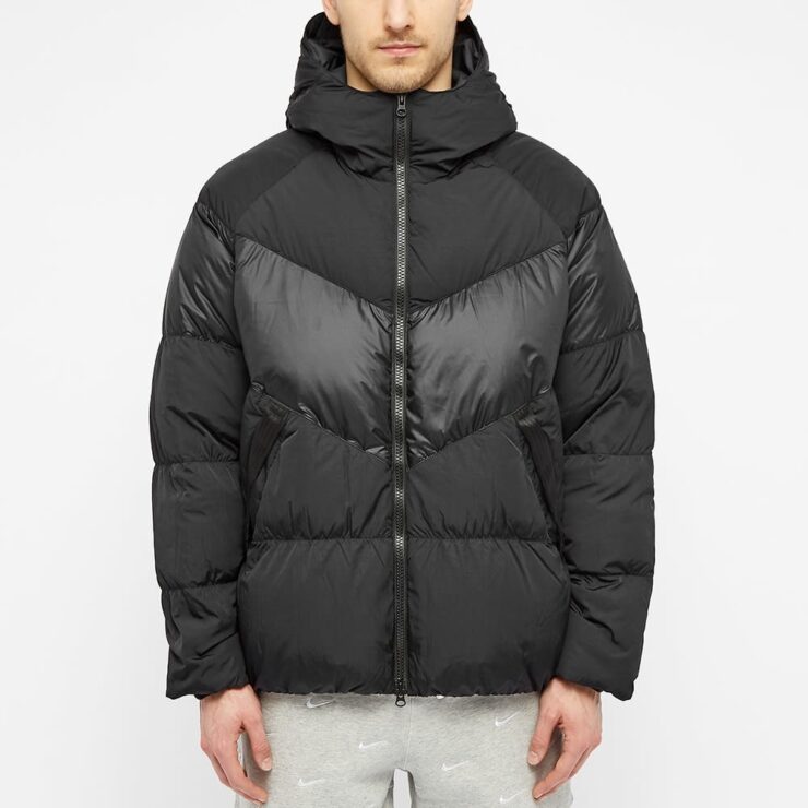 Nike Hooded Down Fill Puffer Jacket 'Black' | MRSORTED