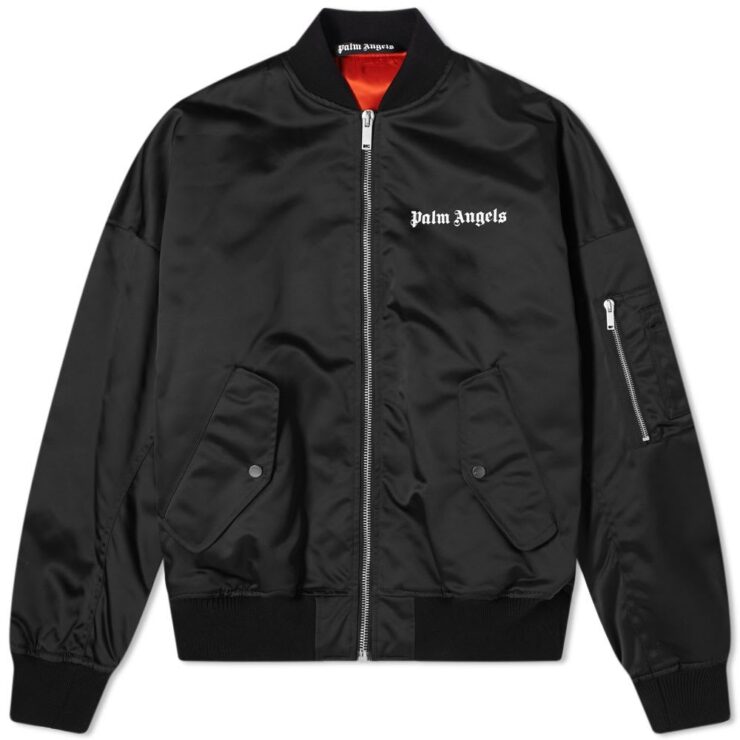 Palm Angels Oversized Logo Bomber 'Black'
