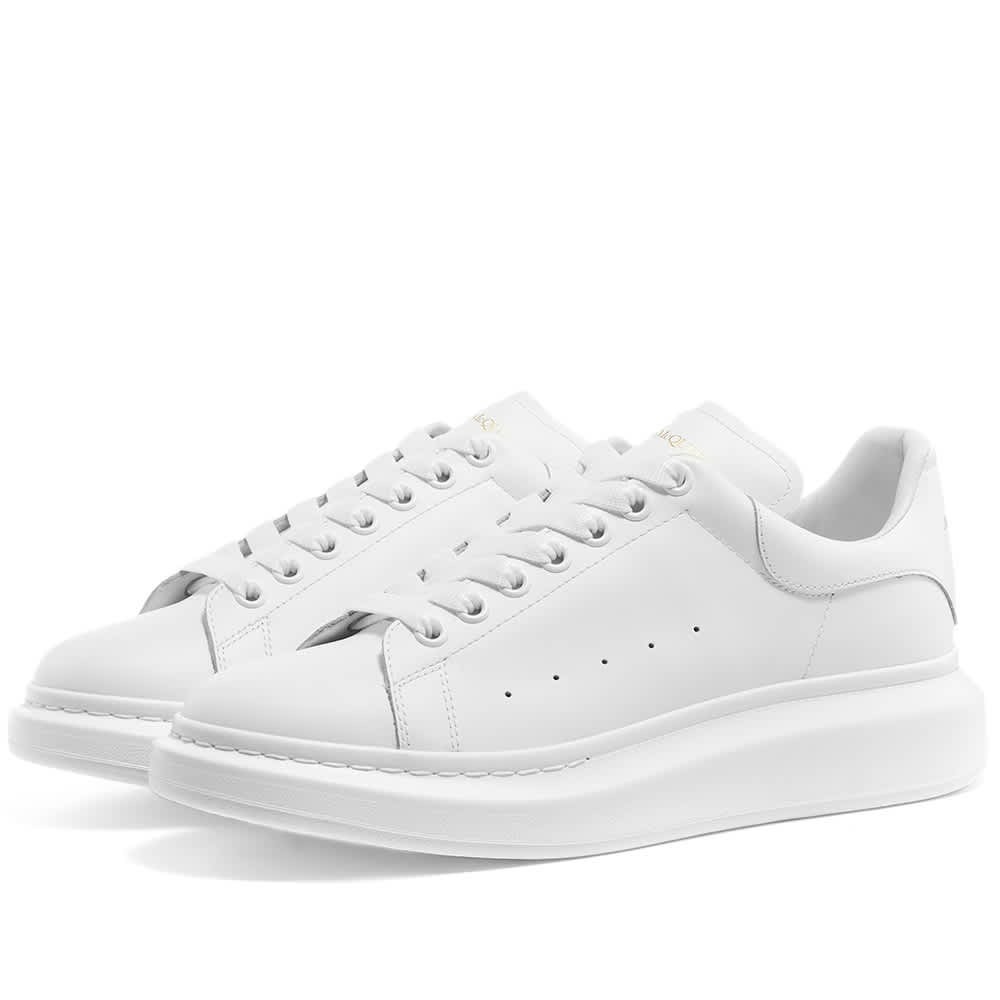 Alexander McQueen Wedge Sole Sneakers 'White' | MRSORTED