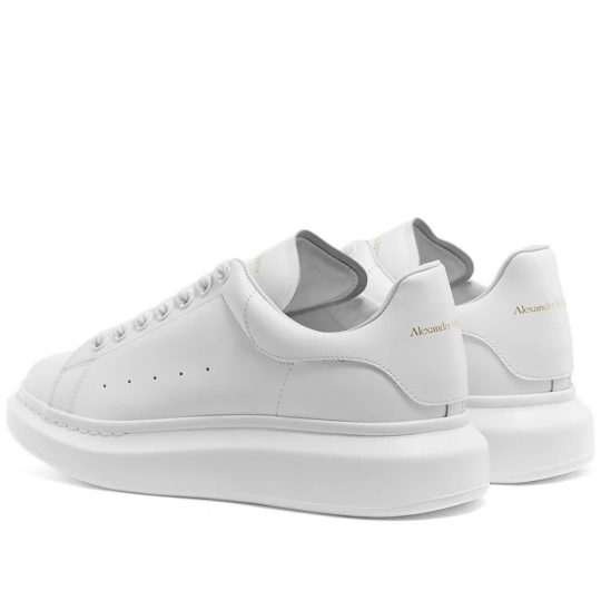 Alexander McQueen Wedge Sole Sneakers 'White' | MRSORTED