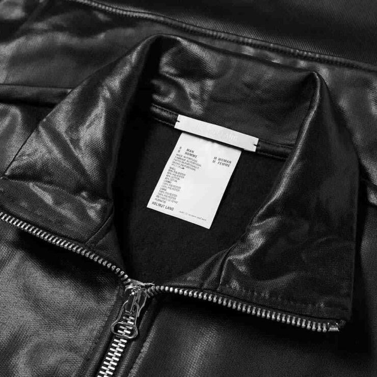 Helmut Lang Sash Polished Track Jacket 'Black' | MRSORTED