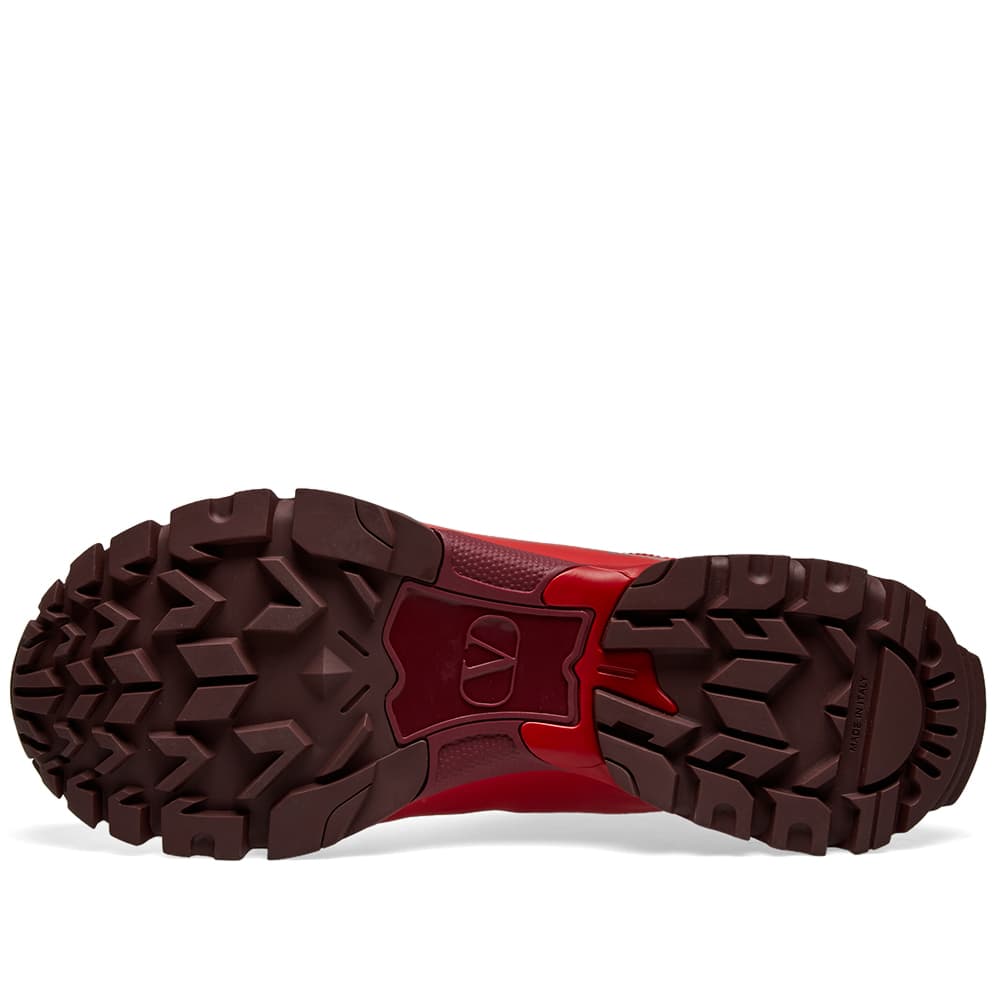 valentino sneakers burgundy