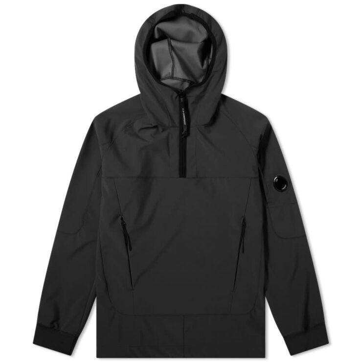 C.P. Company Shell Quarter Zip Smock 'Black'