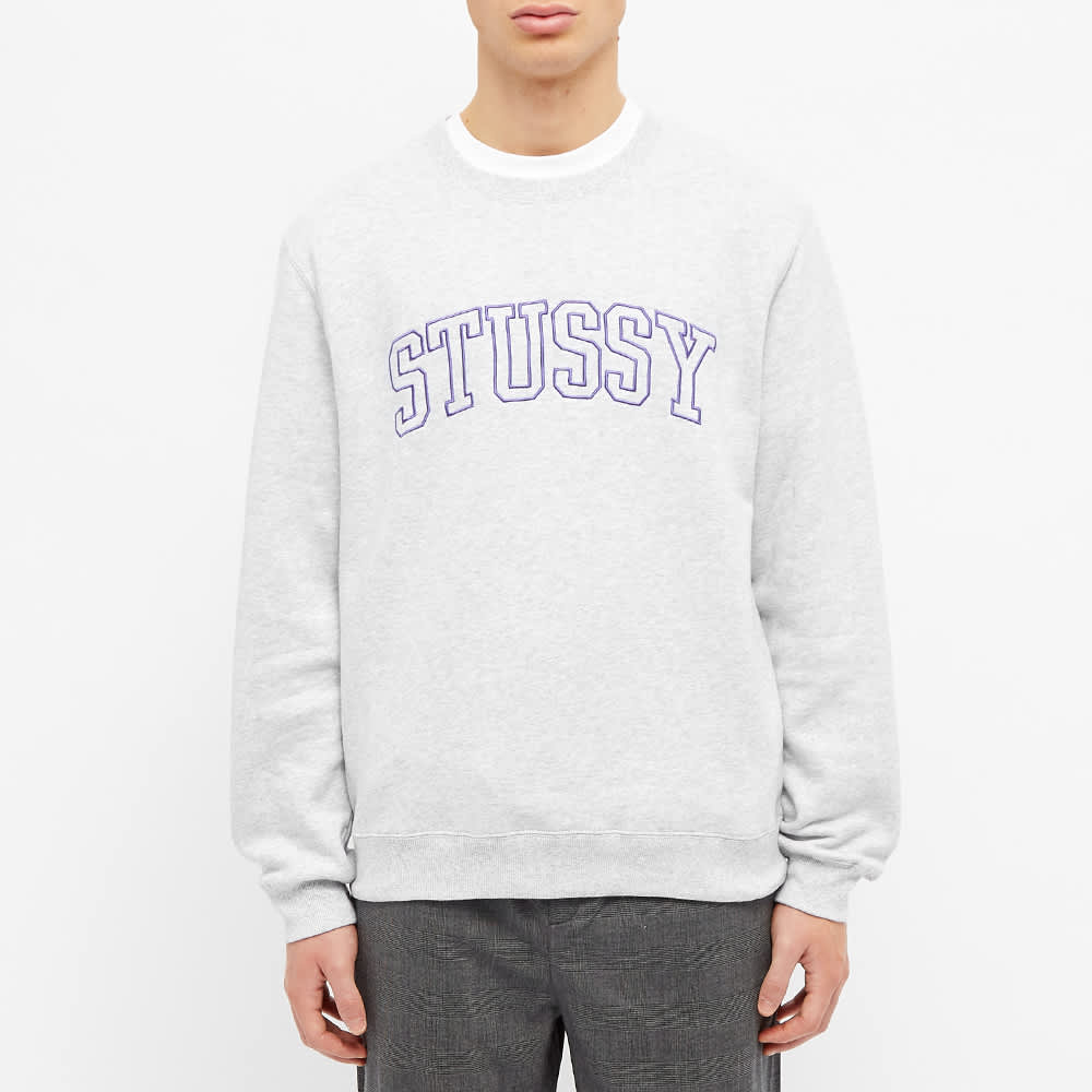 stussy grey sweatshirt