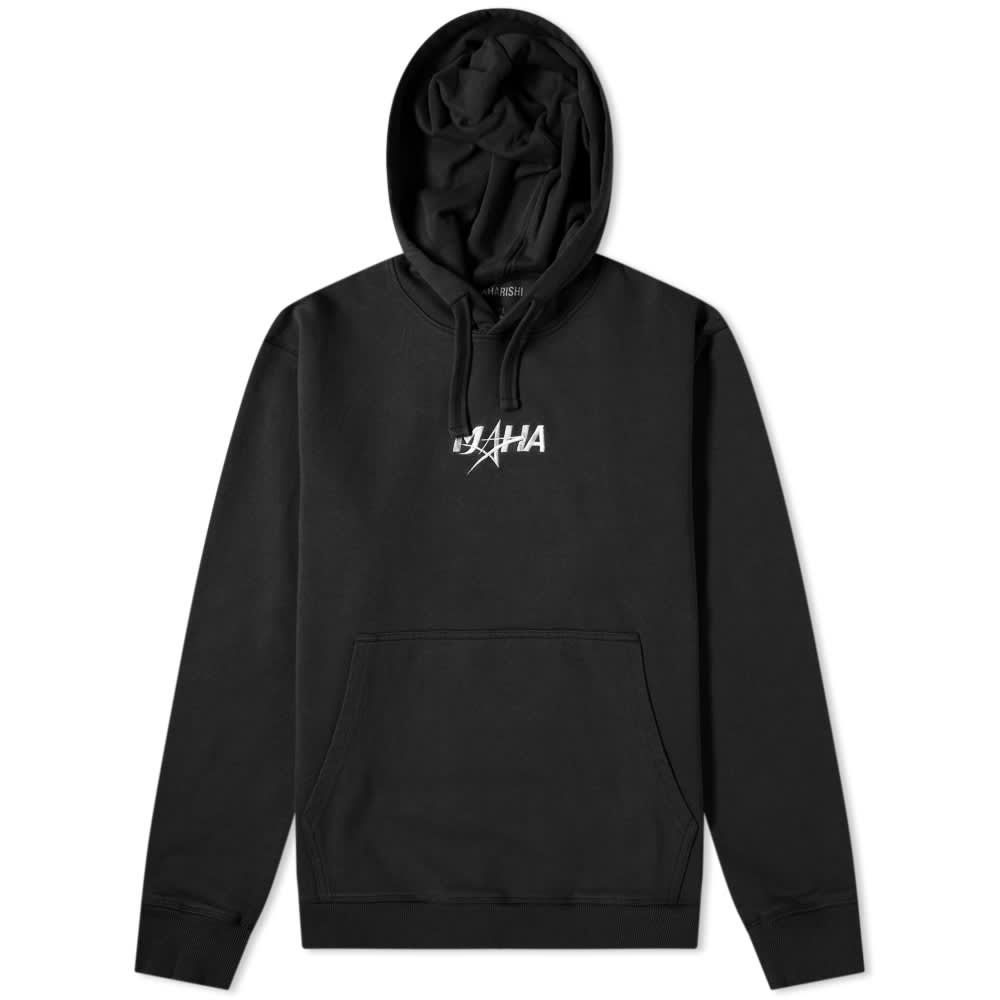 Maharishi Maha Embroidered Logo Organic Hoody 'Black' | MRSORTED