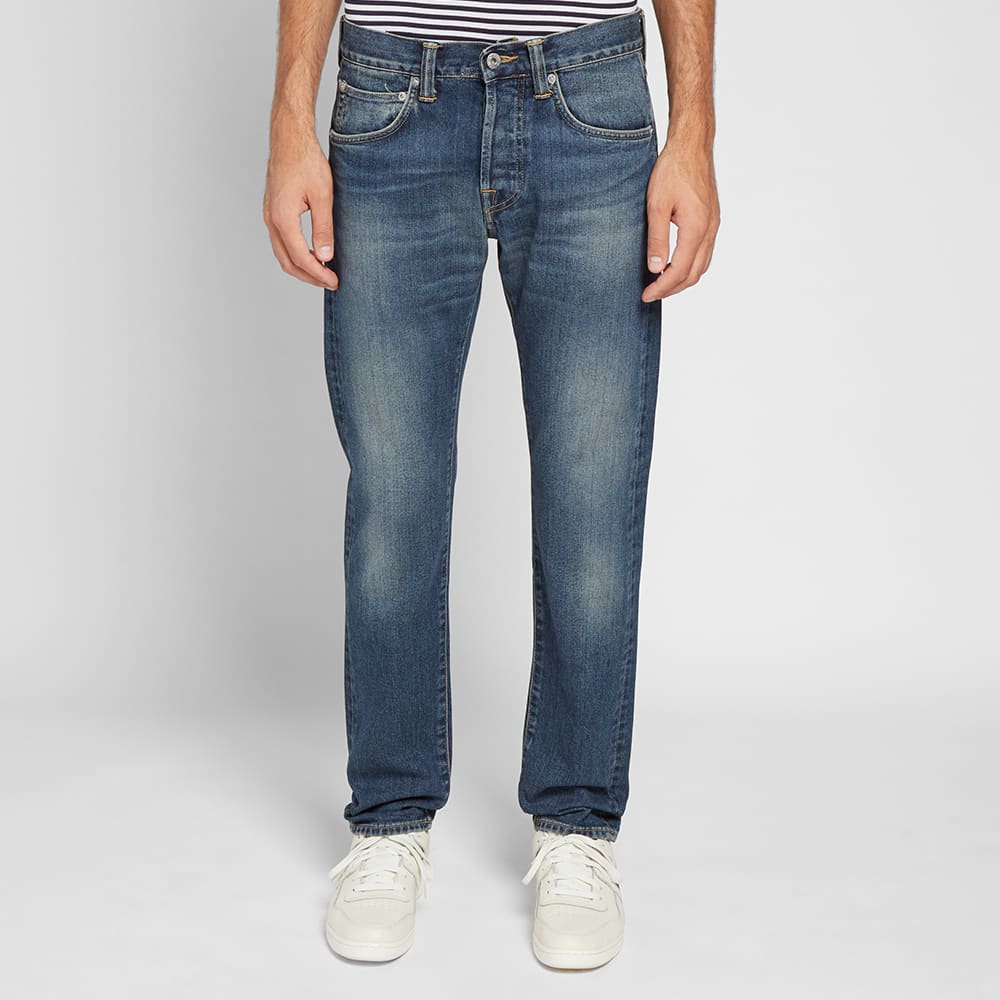 Edwin ED-55 Regular Tapered Jeans 'Worn Blue' | MRSORTED