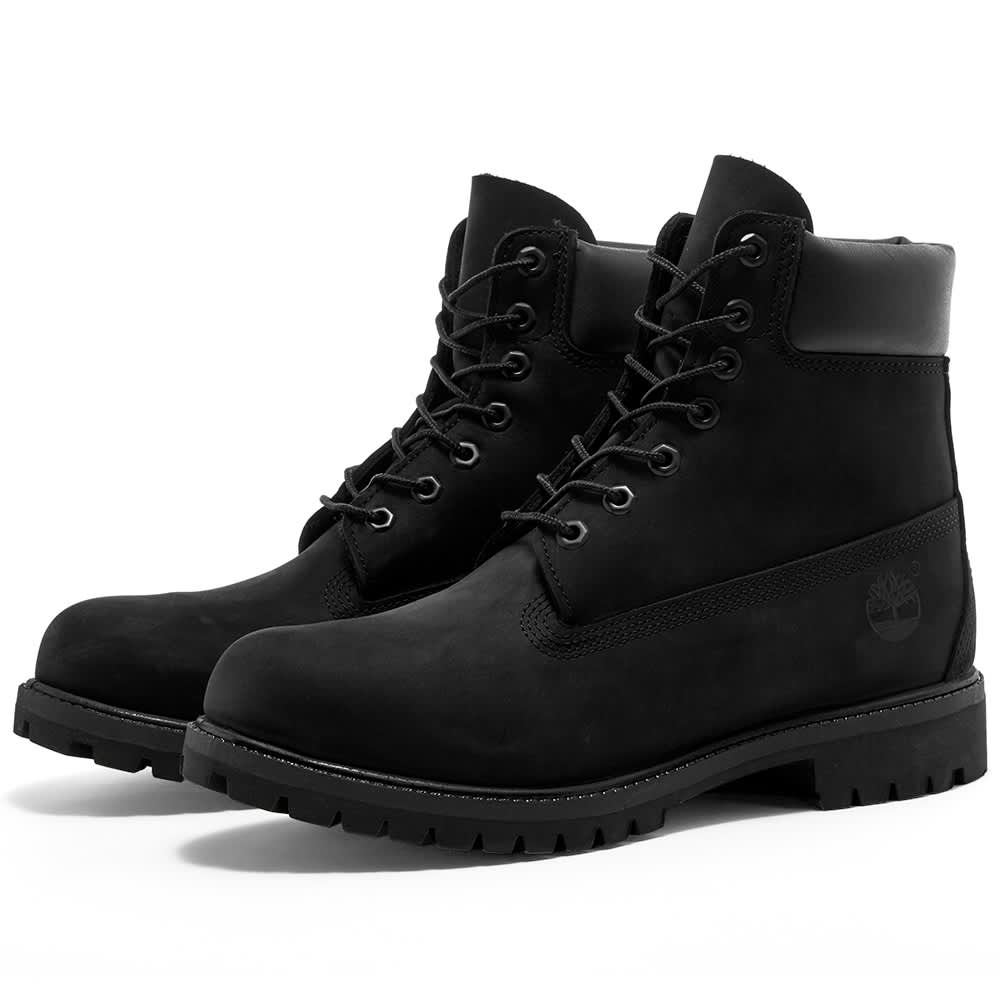 Timberland Premium 6" Boots 'Black Nubuck' | MRSORTED