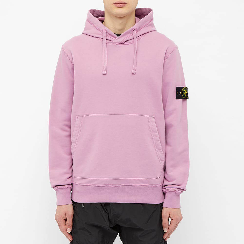 stone island hoodie rose