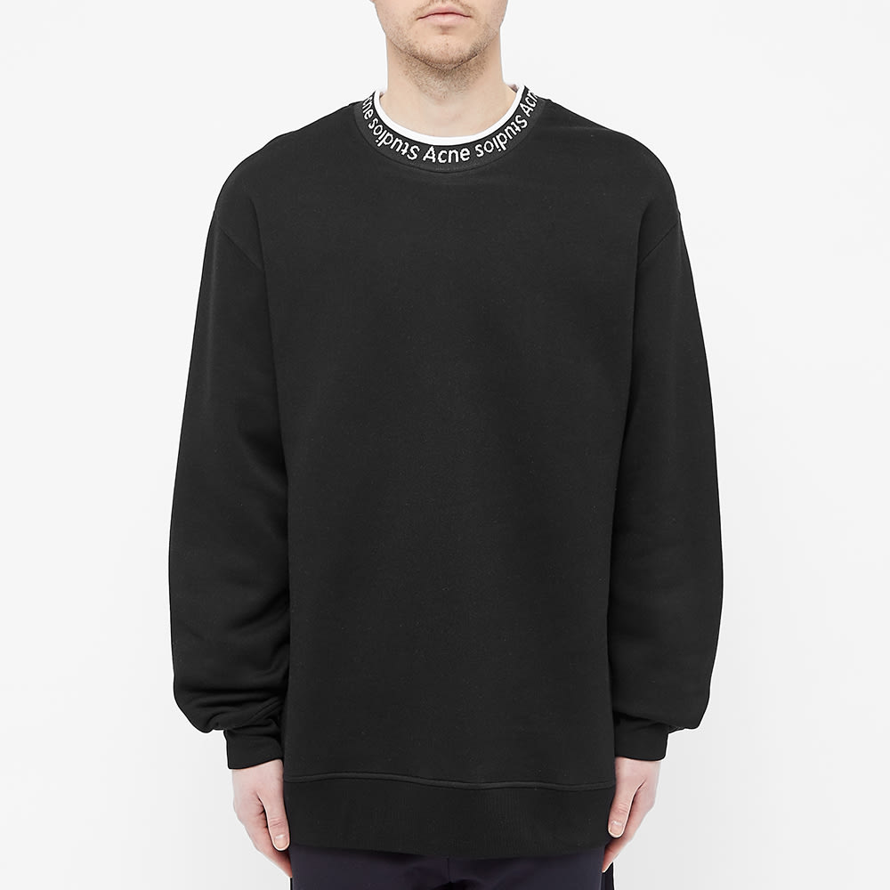 acne studios logo sweatshirt