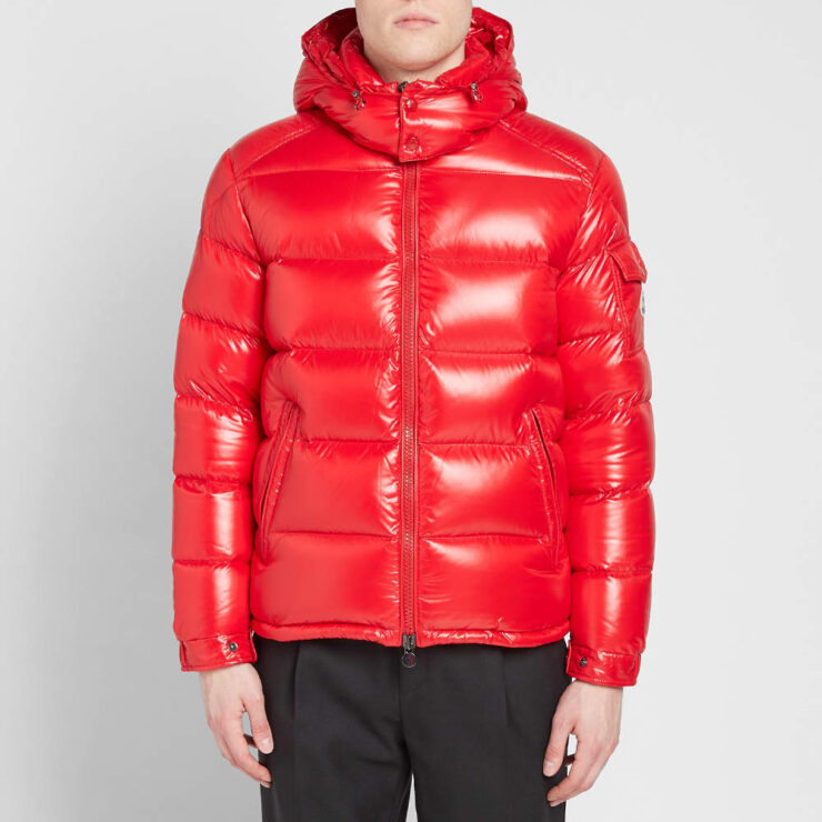 Moncler Maya Down Winter Jacket 'Red' | MRSORTED