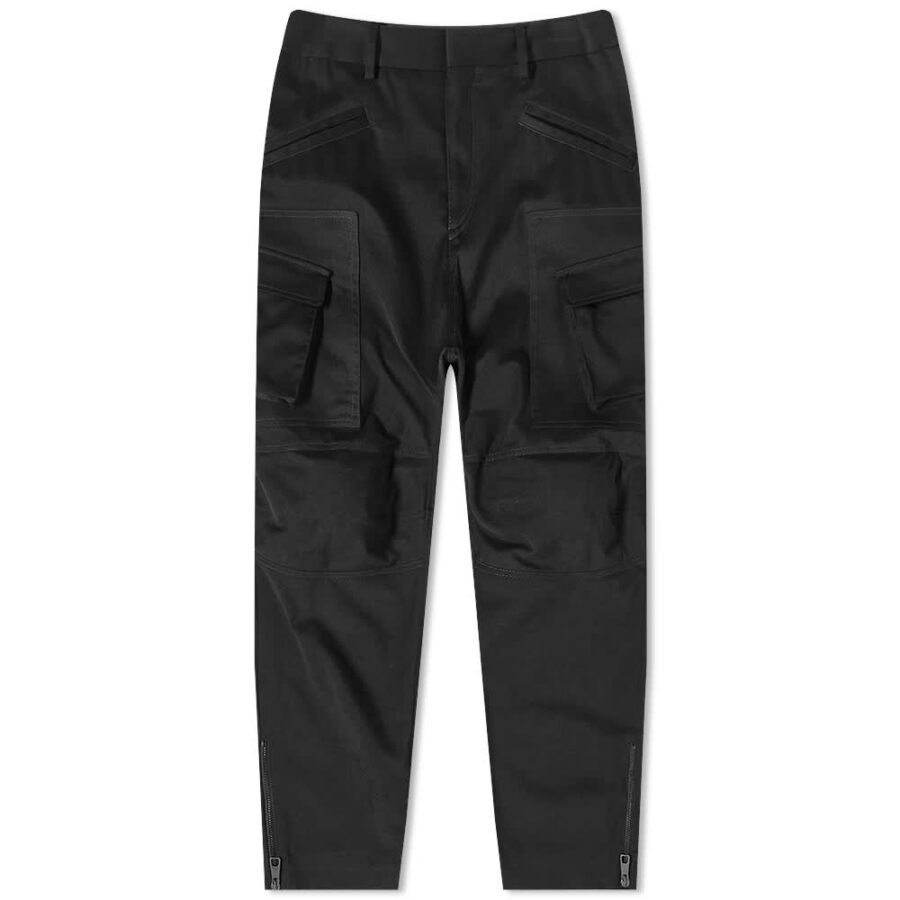 Neil Barrett Zip Combat Cargo Pants 'Black' | MRSORTED