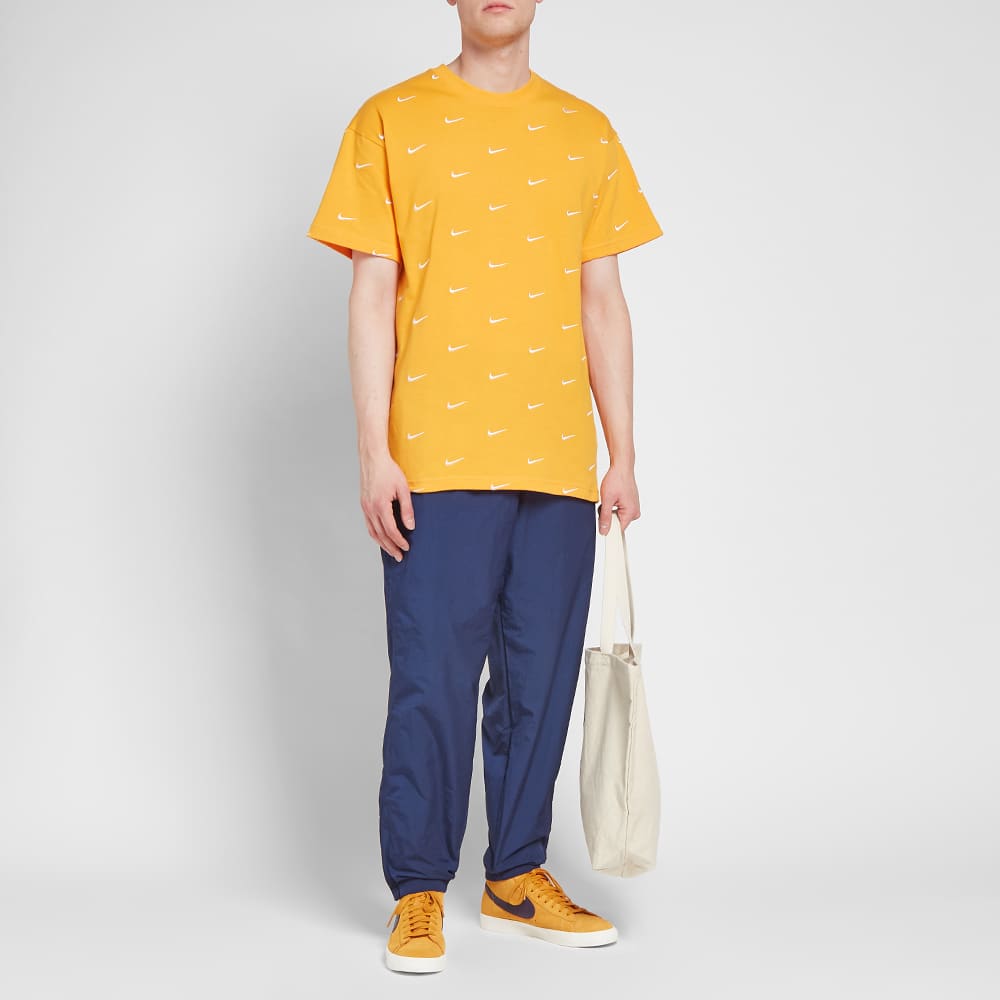 Nike NRG Embroidered Swoosh Logo T-Shirt 'Orange' | MRSORTED