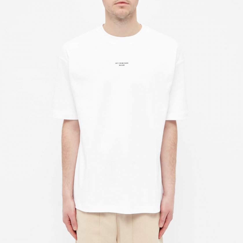 Drôle de Monsieur Classic T-Shirt 'White' | MRSORTED