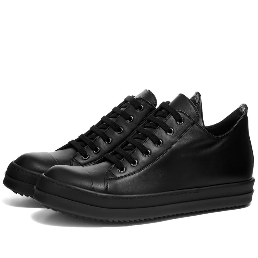 Rick Owens Low Sneakers 'Triple Black' | MRSORTED