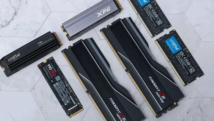 DRAM and NAND flash memory contract prices increase by 13-18% and 18-13%, respectively