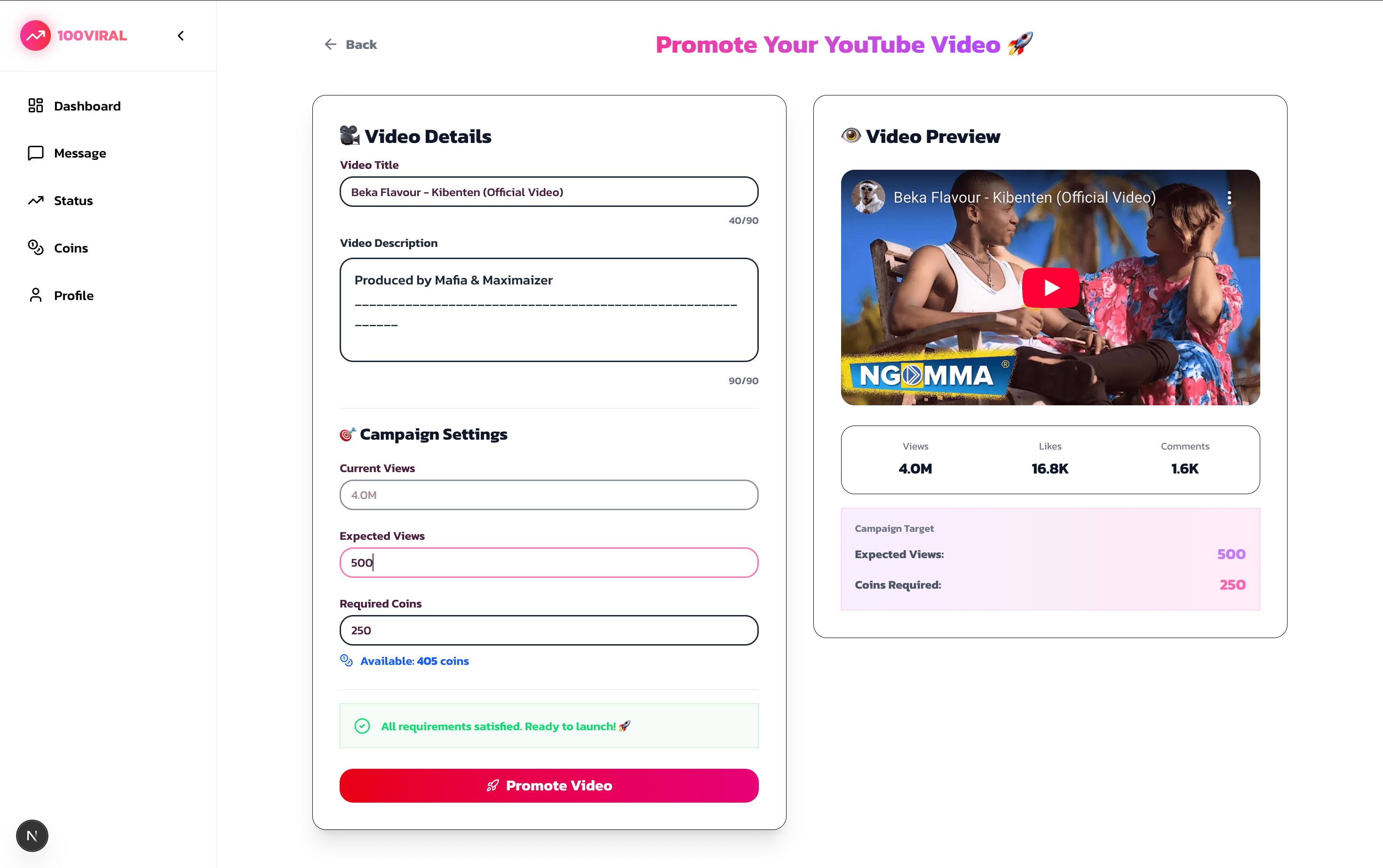 Google Ads promotion process for YouTube videos