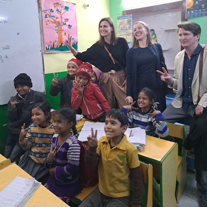 Visit Photo of Deputy Ambassador Martine and Author Helga Flatland