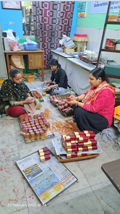 Candle making training