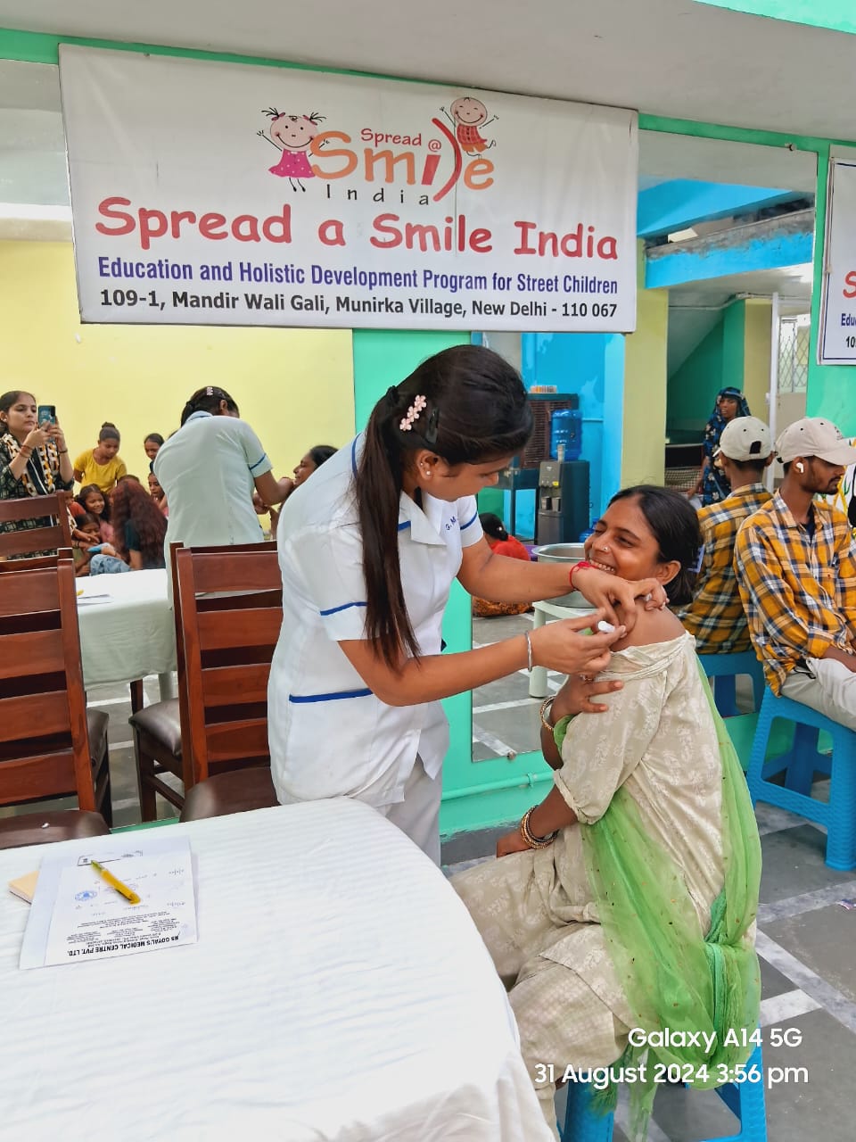 Mask & Sanitizer Distribution