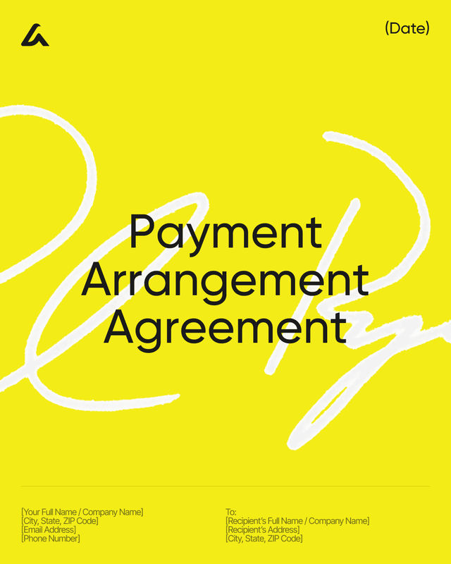 Payment Arrangement Agreement Template: Installments Plan