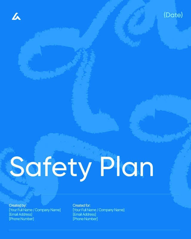 Safety Plan Template: Risks, Controls and Emergency Steps