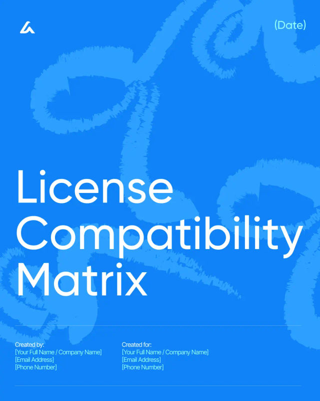 License Compatibility Matrix Template