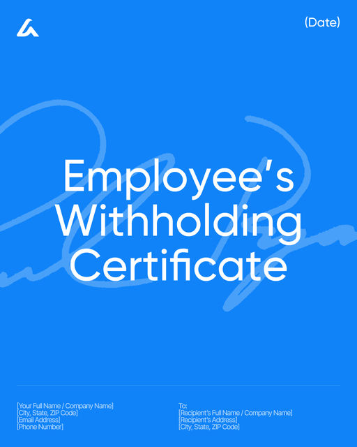 Employee’s Withholding Certificate