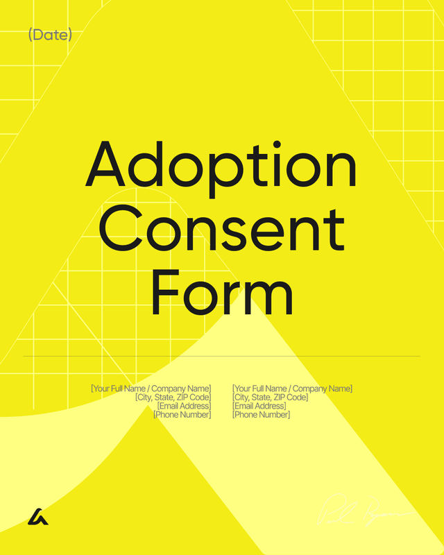 Adoption Consent Form Template: Parent Approval and Consent