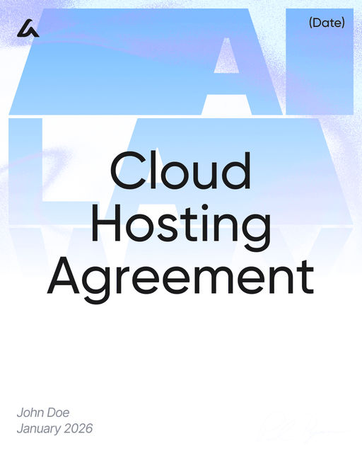 Cloud Hosting Agreement