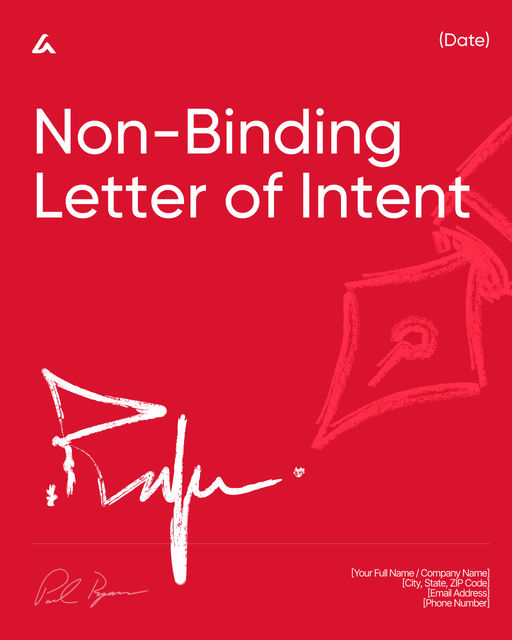 Non-Binding Letter of Intent