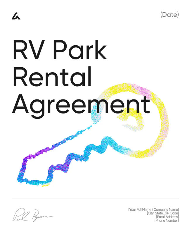 RV Park Rental Agreement Template: Site Fees & Rules