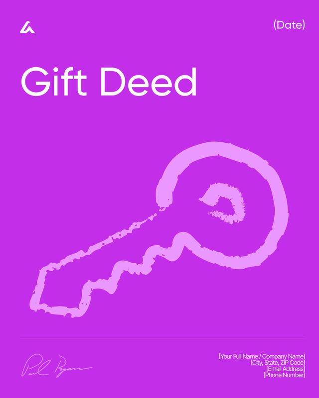 Gift Deed Template