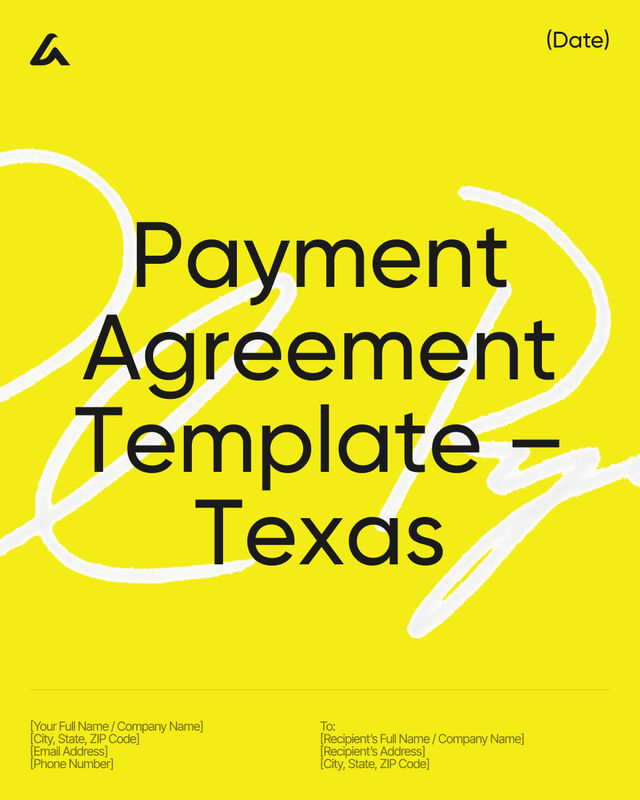 Payment Agreement: Installments, Due Dates Guide – Texas Law