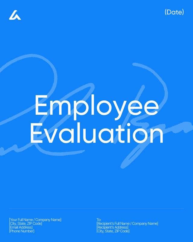 Employee Evaluation Template: Performance Review & Feedback