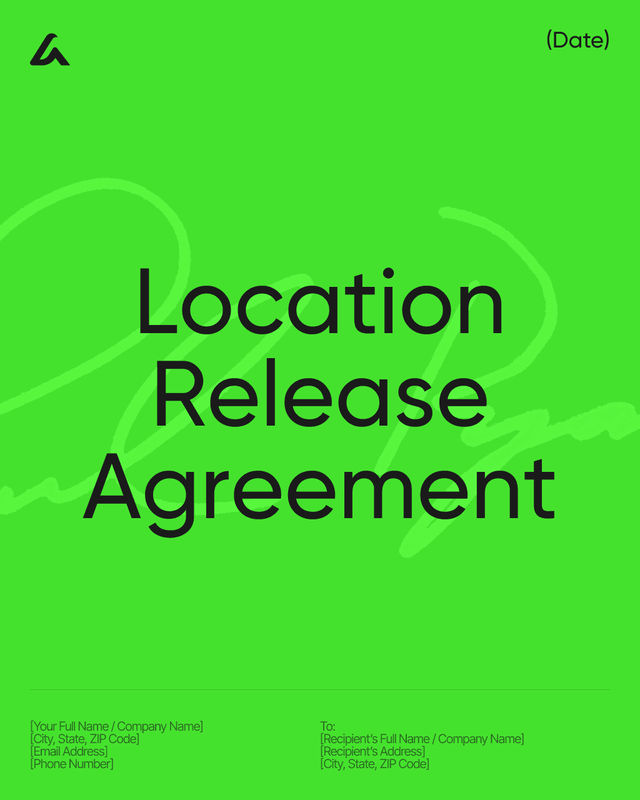 Location Release Agreement Template: Filming & Liability