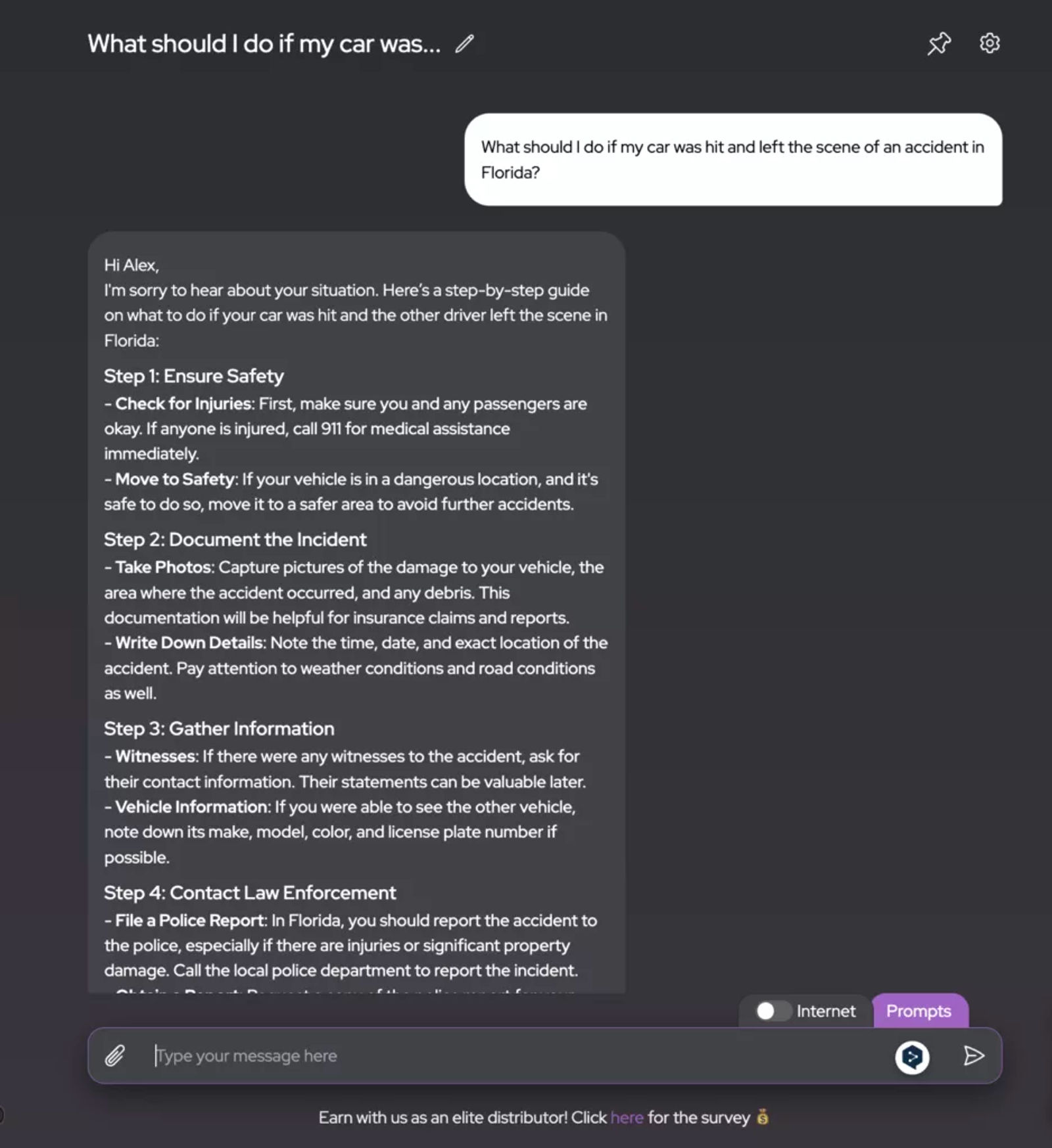 Example Request