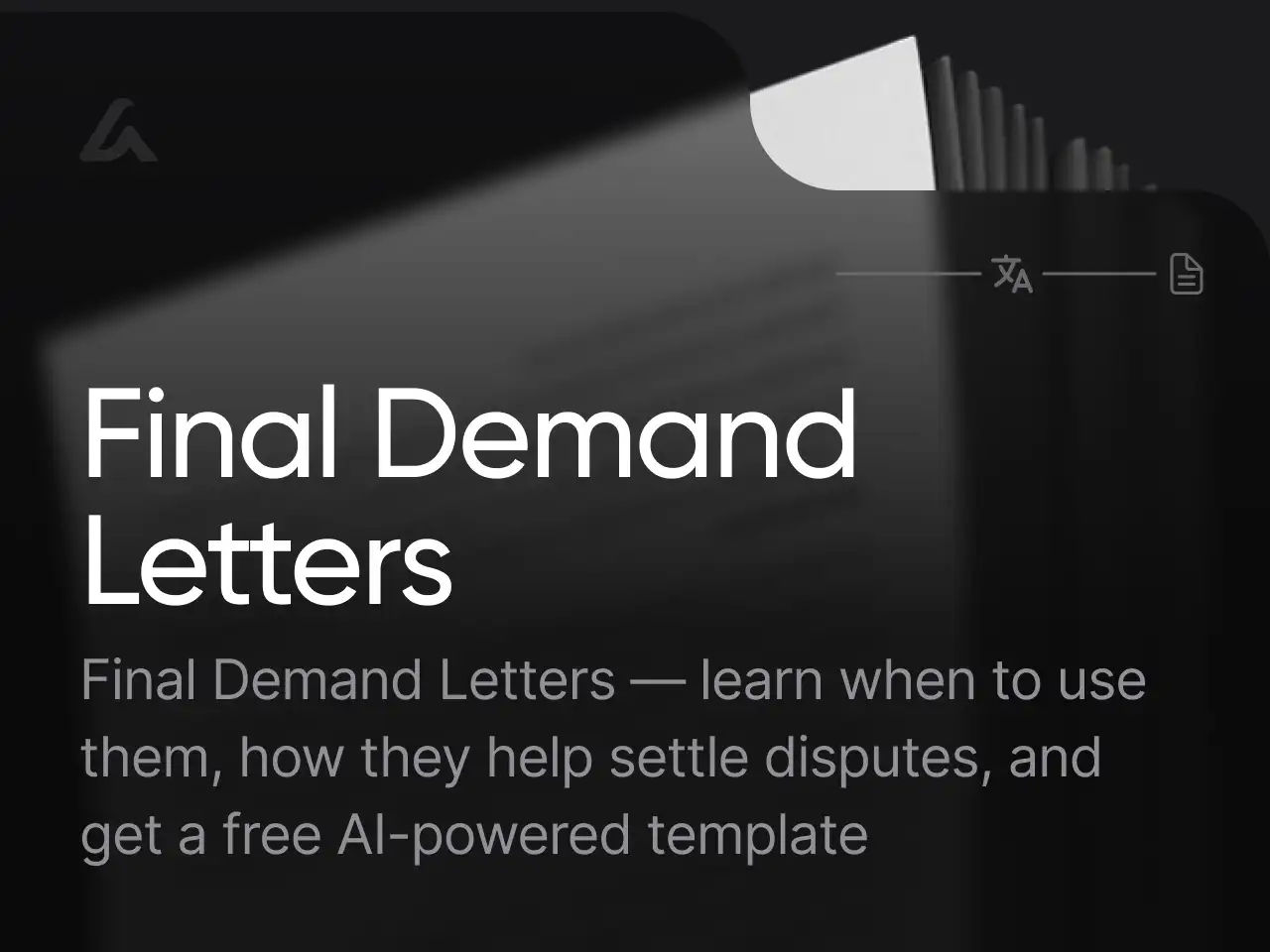 Final Demand Letters