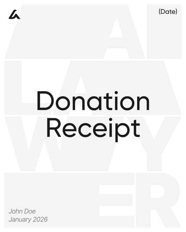 Donation Receipt Template: Tax-Deductible Acknowledgment